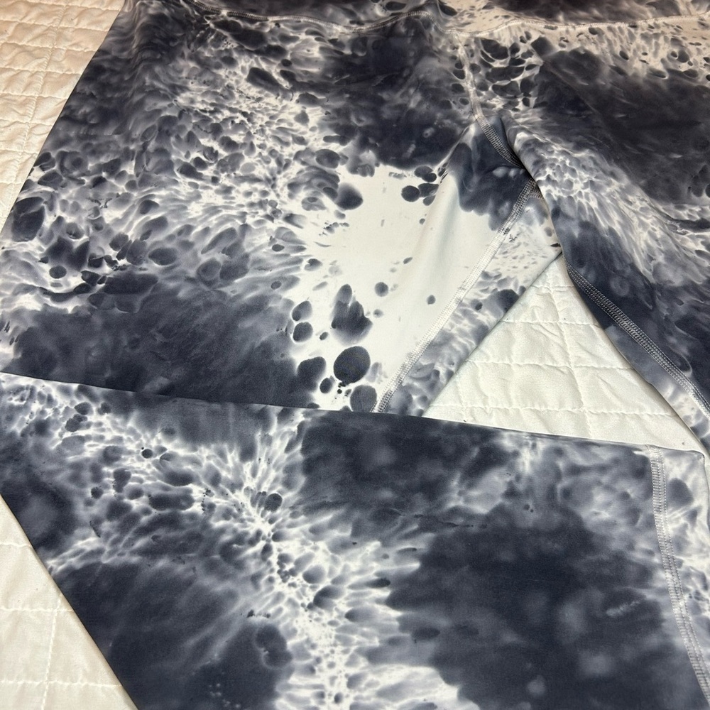Lululemon Wunder Under High-Rise Crop 21” – Lux Marble Dye – Size 20 Like New - Picture 5 of 8